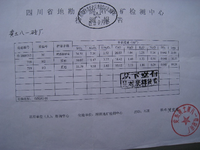 “The company making these powder bricks easily passed official inspection