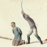 Lithograph Of A Chinese Beheading;Ca.19C